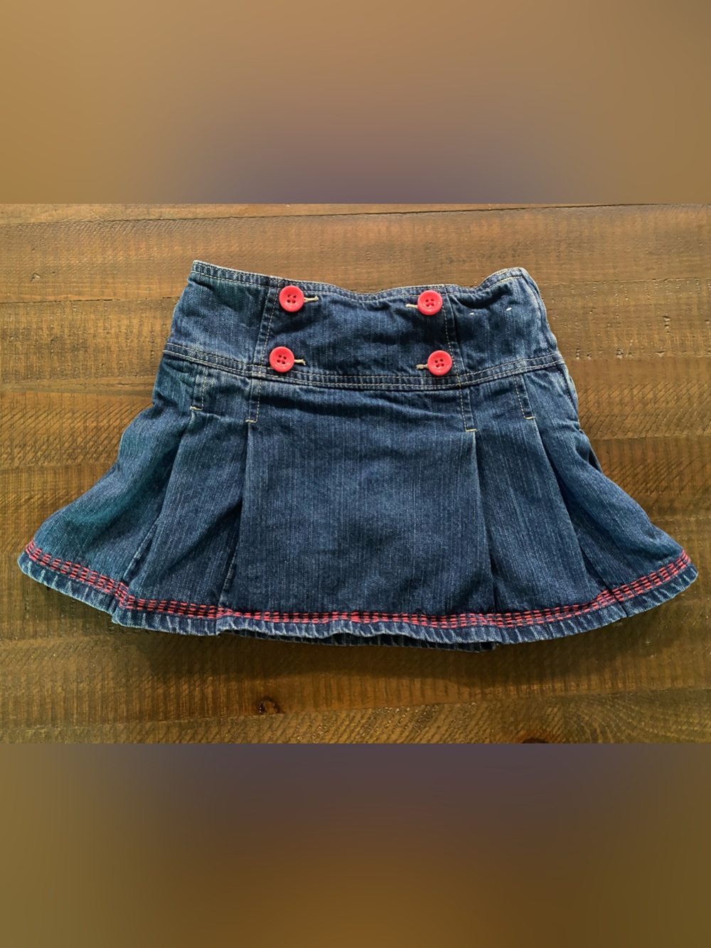 Girls Denim Skirt Duo, Size 6 - Picture 2 of 8